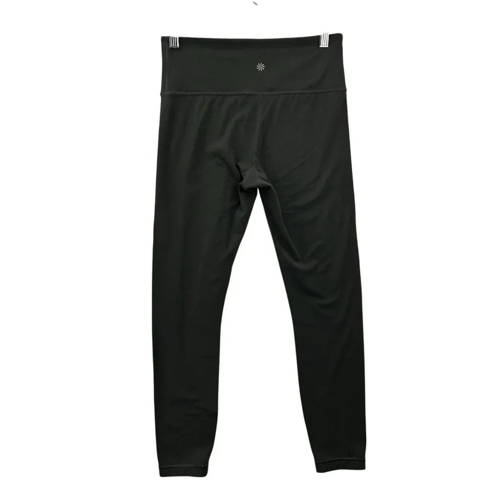 Athleta Ultra High Rise Elation 7/8 Tight Women’s Small Green Workout Gym Casual - Picture 2 of 13